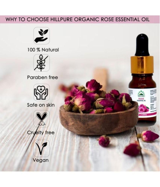 Hillpure Organic - Rose Essential Oil 10 mL ( Pack of 1 )