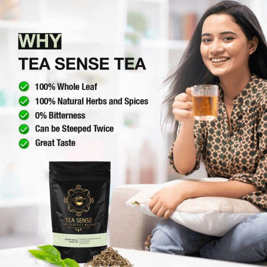 TEA SENSE Silver Needle White Tea-50g (25 Cups+)