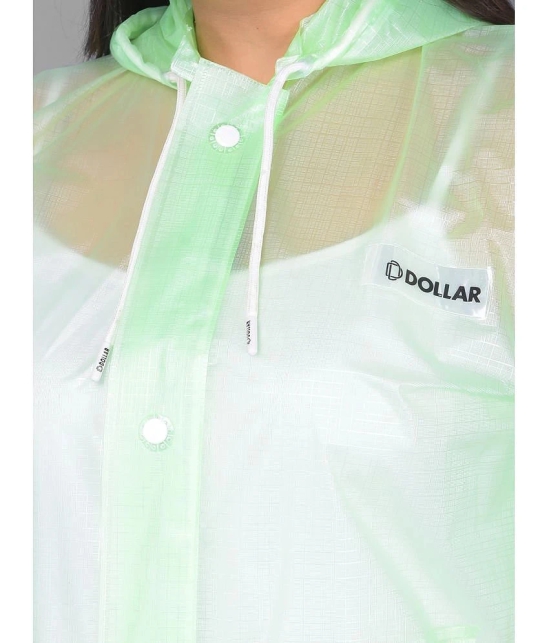 Dollar Polyester Raincoat Set - Green - None