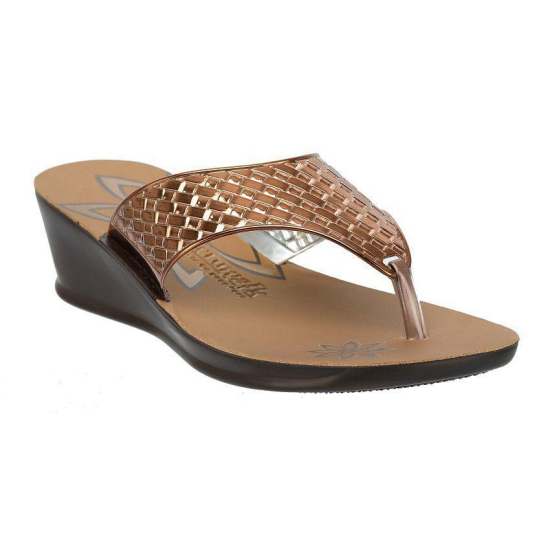 Aerowalk - Bronze Women's Slip On Heels - None