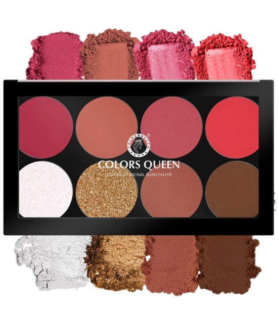 Colors Queen Ultra Professional Pressed Powder Blush Multi 20 g