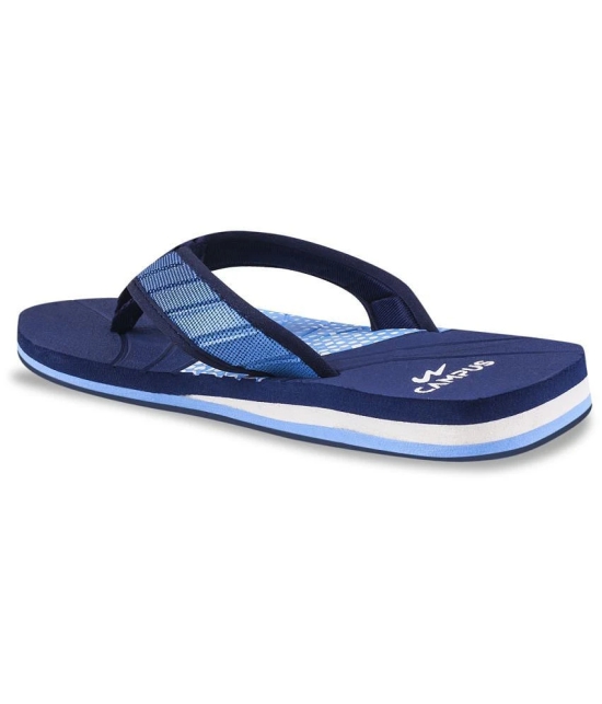 Campus Blue Mens Thong Flip Flop - None