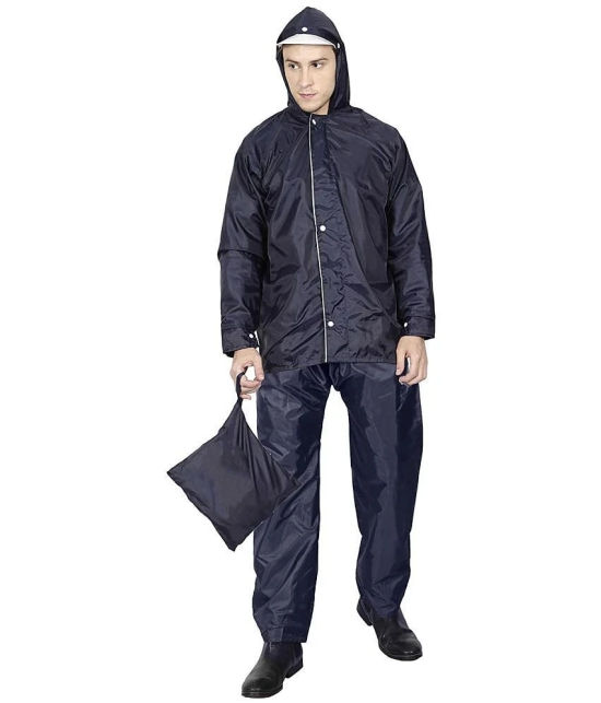 Goodluck Raincoat Set - Navy - None