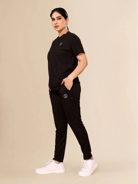 Anand Black Polyester Solid Tracksuit - Pack of 1 - None