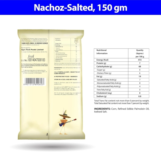 Act Ii Nachoz Salted, 150 Gm