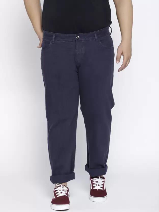 Men Regular Mid Rise Blue Jeans