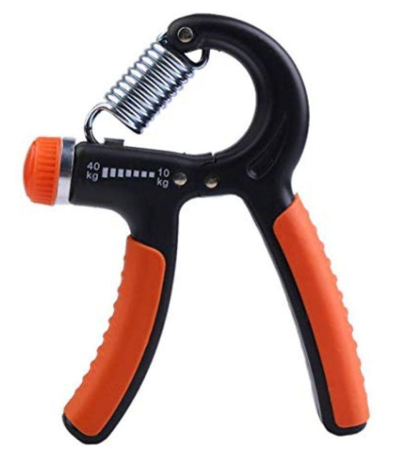 R Shape Adjustable Forearm Exerciser Gripper Hand Grip/Fitness Grip - Orange