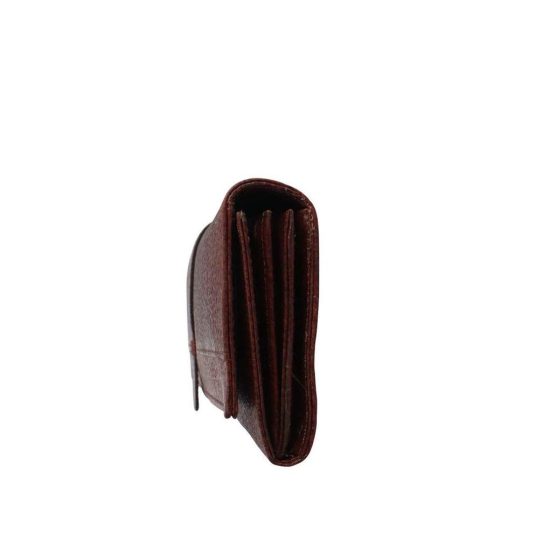 Women Trendy Dark Brown Genuine Leather Wallet (PDS/LDB/23/0009P)