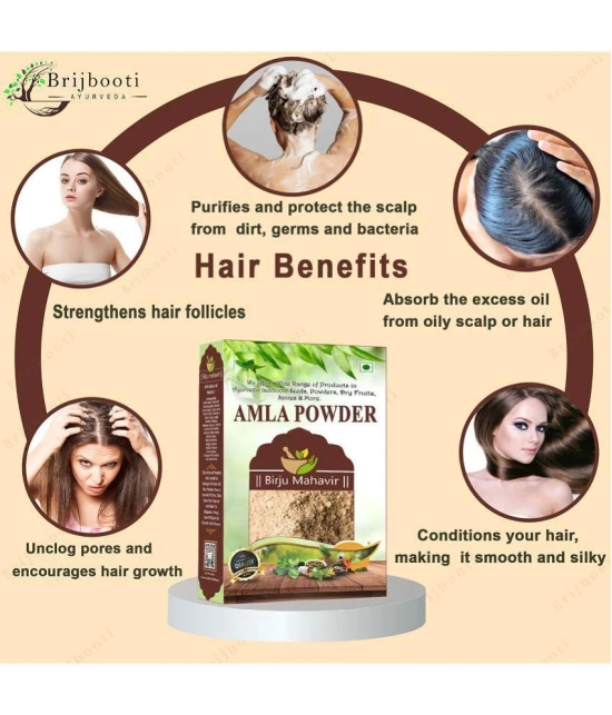 Brijbooti Amla Powder for Hair Growth 400 gm | For Hair, Skin, Eating, and Drinking