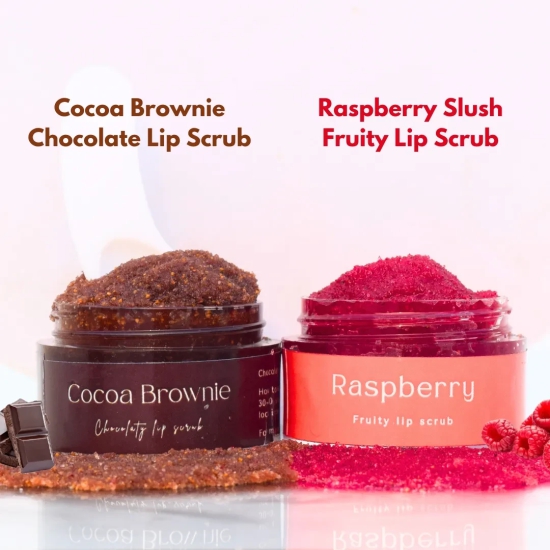 Raspberry & Coco lip scrub For Dark lips (Pack of 2)