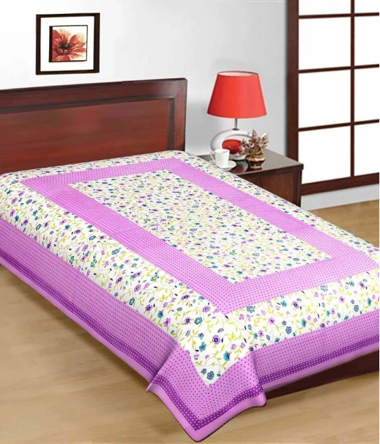 UniqChoice Rajasthani Traditional Printed 2 Single Bed Sheet Combo