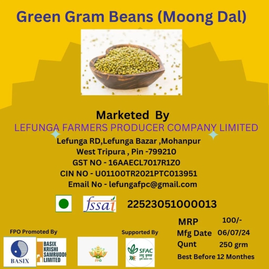 Green Gram Beans (Moong Dal)