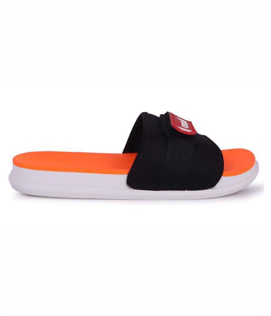 Aadi Orange Leather Slippers - 7