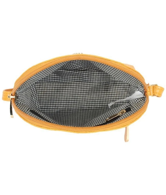 Baggit Yellow PU Handheld - Yellow