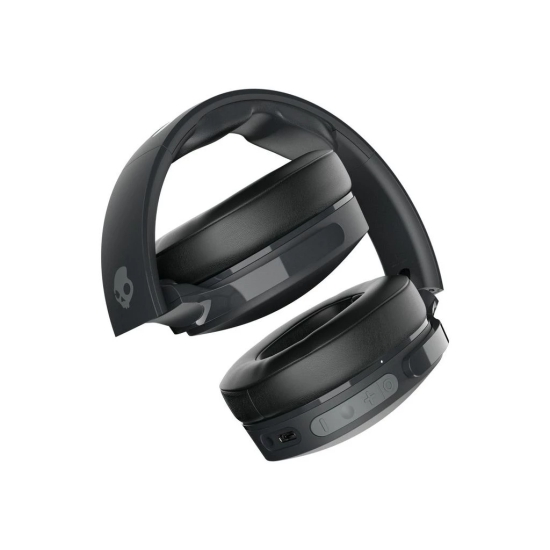 Skullcandy Hesh Evo Wireless Over-Ear Headphone, Rapid Charge (10 min = 3 hrs), Noise-Isolating Fit and Built-in Tile Finding Technology (True Black)