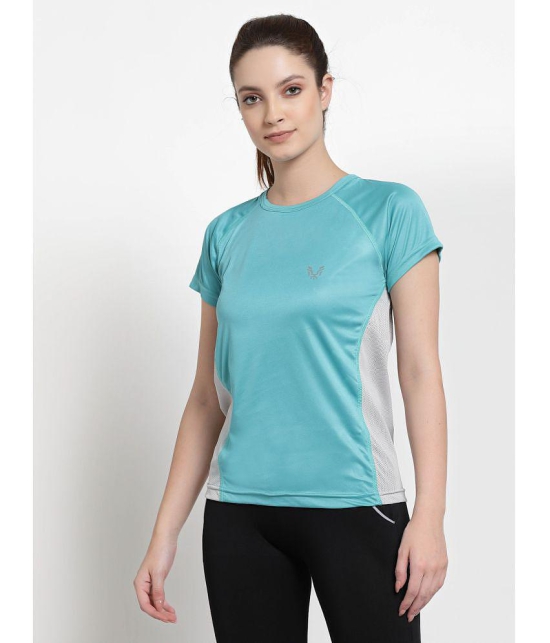 Uzarus Green Polyester Tees - Single - None