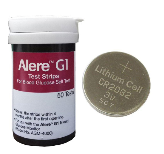 Alere G1 50 strips with battery Expiry June 2024