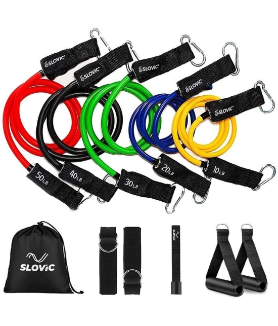 Slovic - Latex Flat Resistance Band 25-30 kg - Multicolor