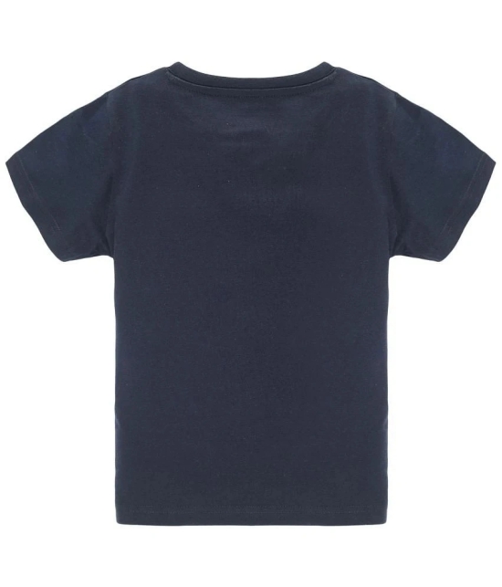 PLUM TREE - 100% Cotton Navy Blue Boys T-Shirt & Shorts ( Pack of 2 ) - None