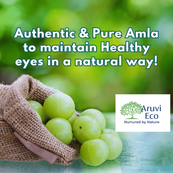 Organic Dried Amla - 100% Natural, Directly Produced from Our Garden, Rich in Vitamin C, No Artificial Flavors or Colors, No Preservatives - 100g