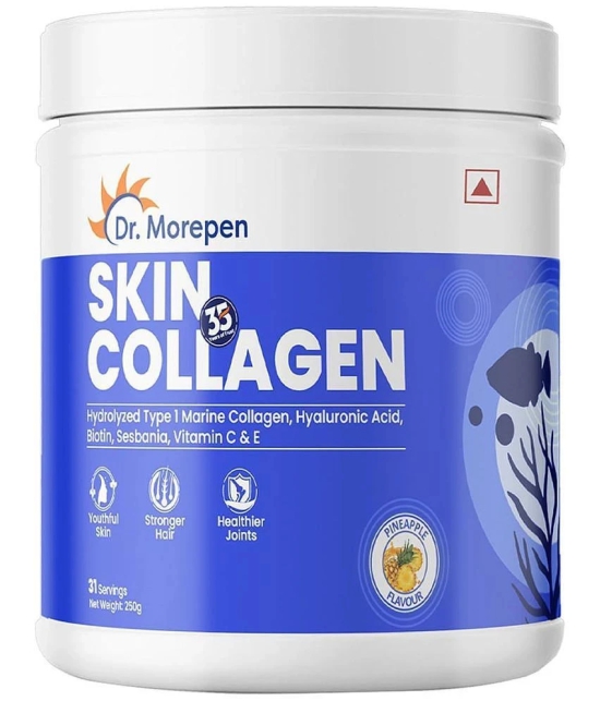 DR. MOREPEN Marine Collagen Skin Protein Powder For Healthy Skin Pineapple Flavour 250g