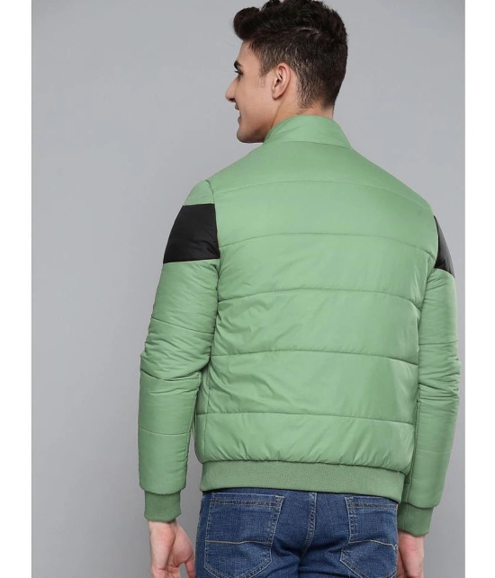 ADORATE Polyester Mens Quilted & Bomber Jacket - Green ( Pack of 1 ) - None