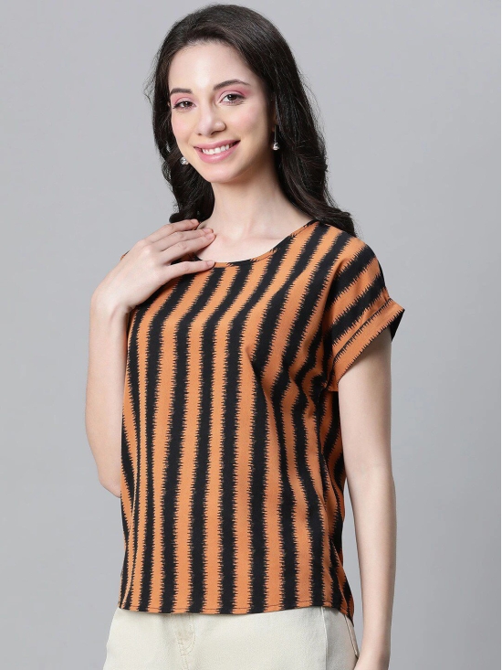 Oxolloxo Striped Extended Sleeves Top