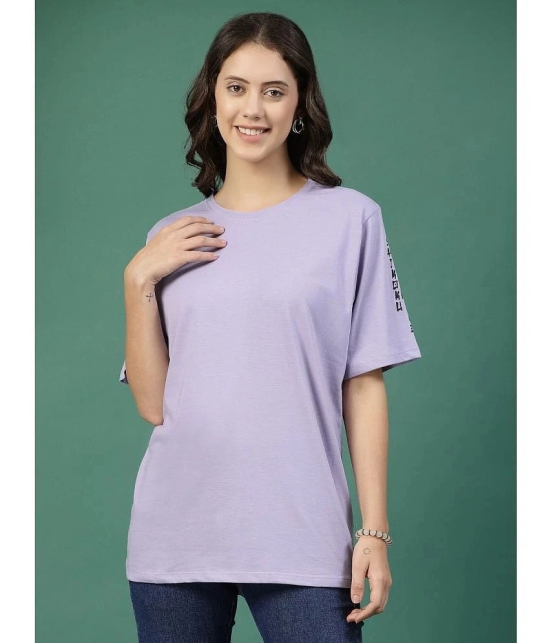 Rigo Purple Cotton Womens T-Shirt ( Pack of 1 ) - None