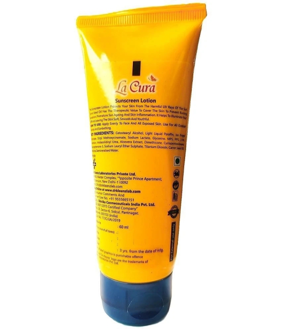 La Cura SPF 30 Sunscreen Lotion For All Skin Type ( Pack of 1 )