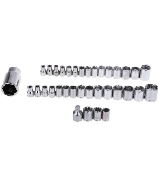 40 in 1 pcs 1/4-Inch Socket Set Car Repair Tool Ratchet Wrench Combo Tools Kit Auto Repairing