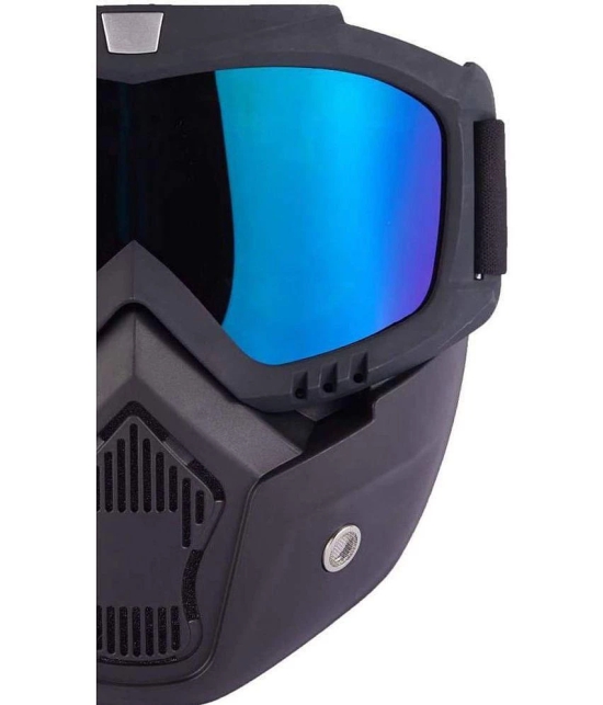 THRIFTKART UV Protected Blue Riding Goggles ( Pack of 1 )