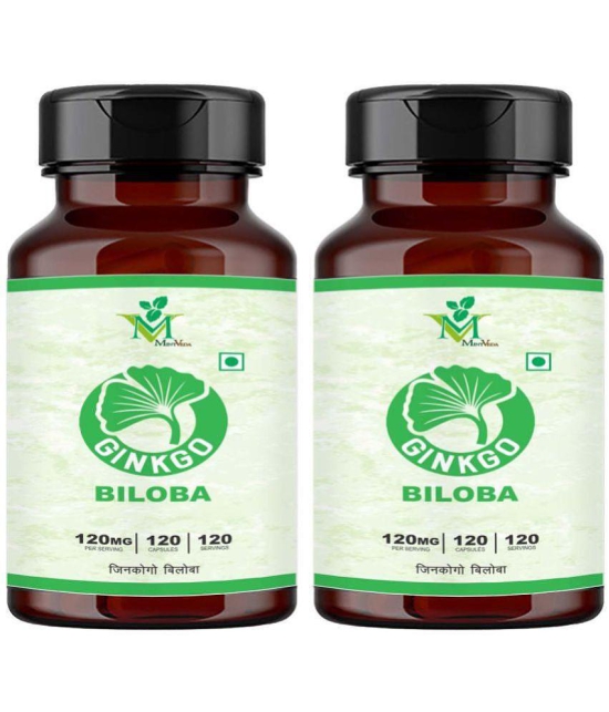 Ginkgo Biloba Veg. Capsules Pack of 2 - 120's