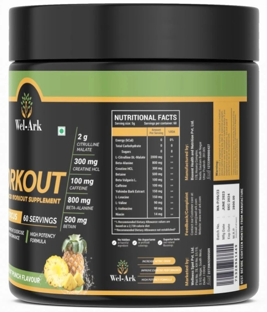 Wel-Ark Pre-workout 300 gm