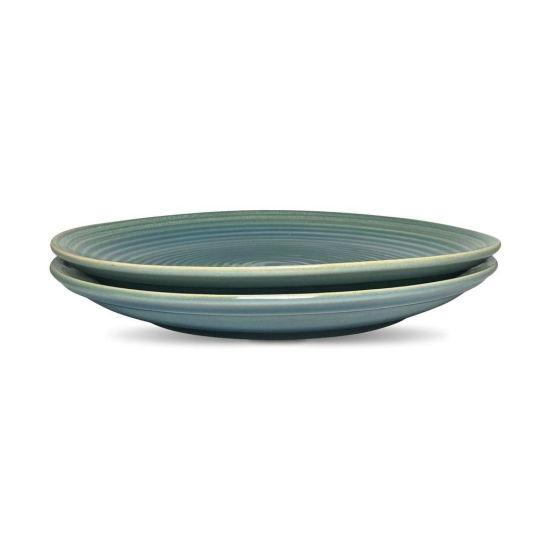 Ceramic Dining Sea Green Ceramic Dinner Plates & Dinner Bowls Dinner Set of 4