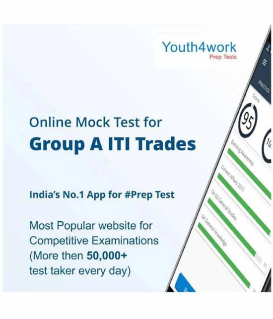 ASIAN Score Youth4work Group A ITI Trades Placement Paper Online Tests CD