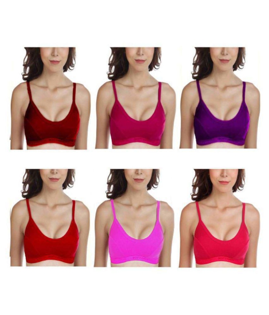 Softskin Poly Cotton Everyday Bra - Multi Color - 34B