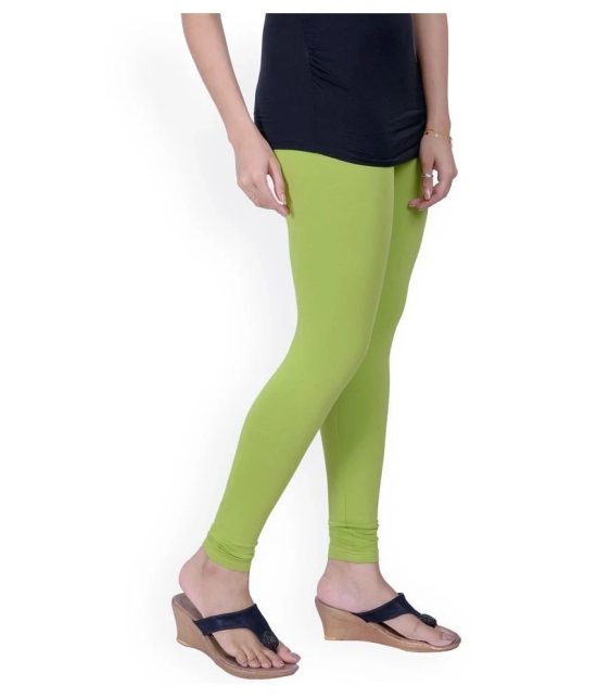 TCG Combo of 3 Leggings Rama Green, Orangs & White_GL301 - M