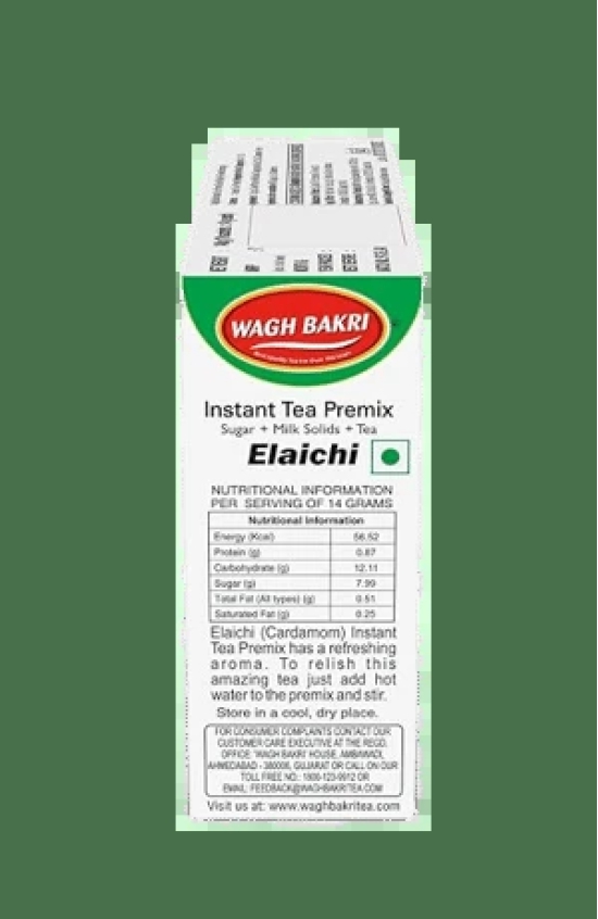 Wagh Bakri Elaichi Instant Tea Premix, 10 Sachets