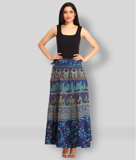 Rangun - Multicolor Cotton Womens Straight Skirt ( Pack of 1 ) - 37-41