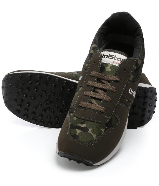 UniStar Sneakers Green Casual Shoes - None