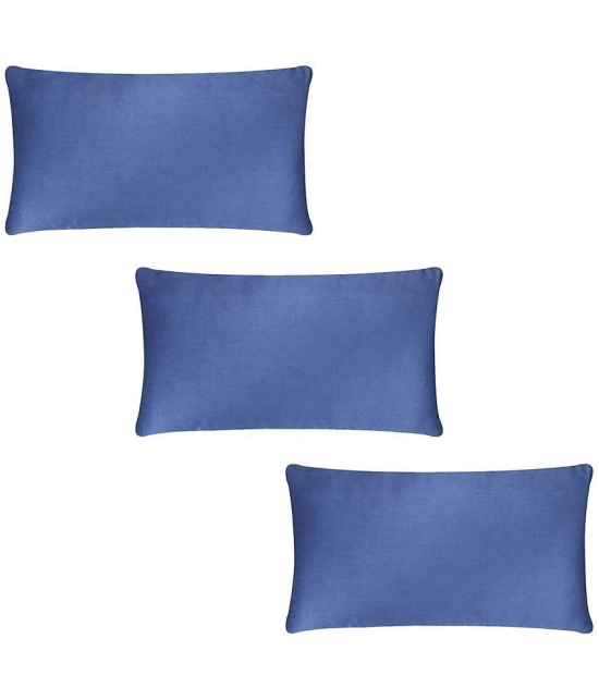 PINDIA Combos Blue Pillow Cover - Blue