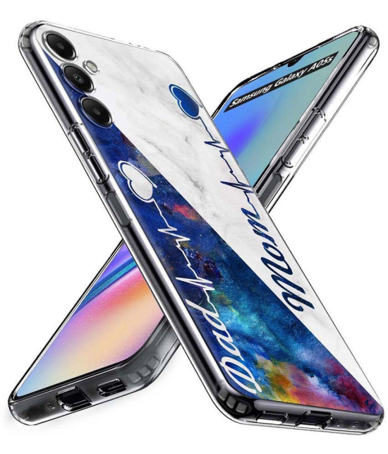 Fashionury Multicolor Printed Back Cover Silicon Compatible For Samsung Galaxy A05s ( Pack of 1 )