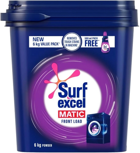 Surf Excel Matic Powder Front Load, 6 kg