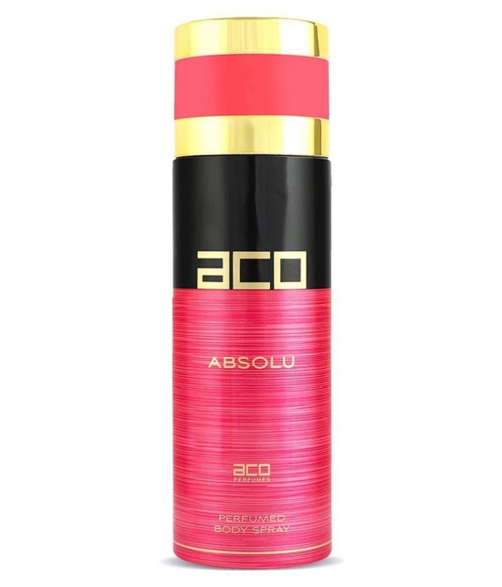 Aco Absolu Deodorant Body Spray For Women, 200ml - 200ml