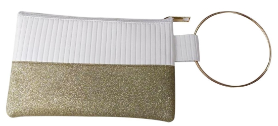 Promo-White+Silver/Gold color Pouch