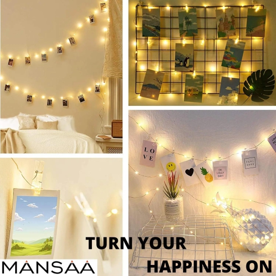 M55 Photo Clips LED String Light-Blue