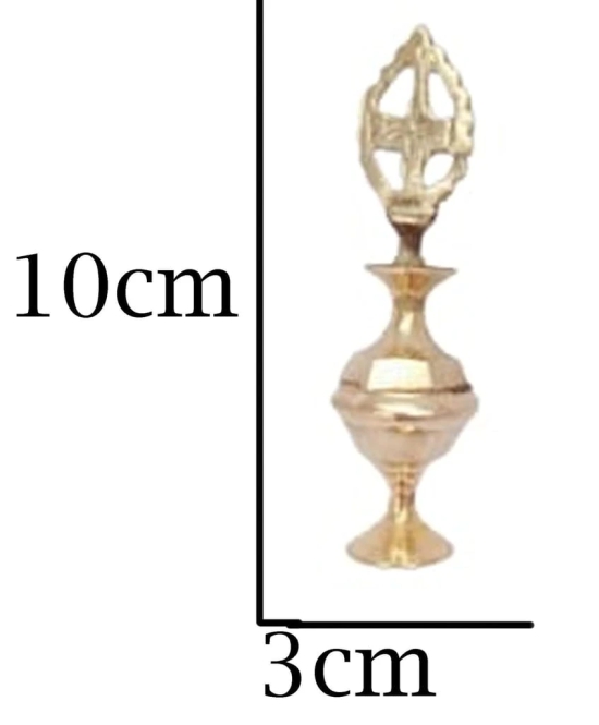 Mii Art brass surmedani with suma use in eyes muckap(size 10 cm) pack of 1 pcs