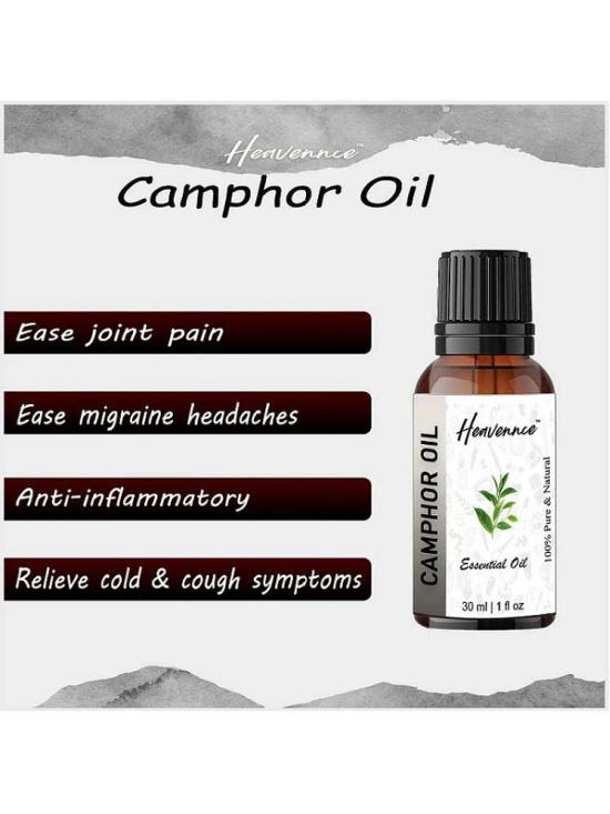 Heavennce Camphor Aromatherapy Essential Oil Aromatic With Dropper 30 mL ( Pack of 1 )