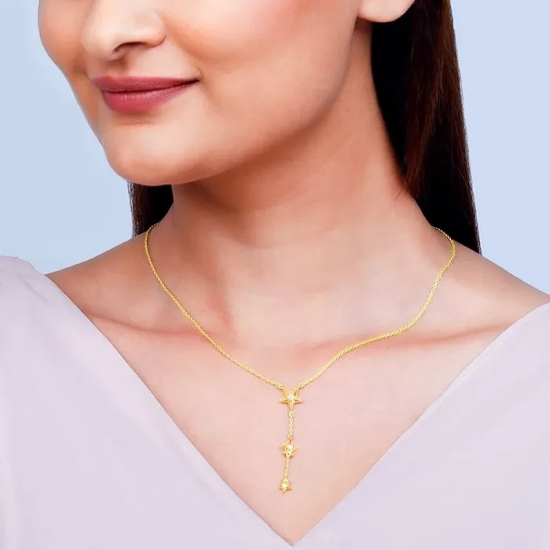 Golden Stars Are All Around Me Necklace