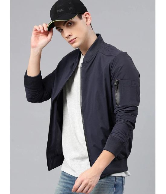 ADORATE Polyester Mens Casual Jacket - Navy ( Pack of 1 ) - None